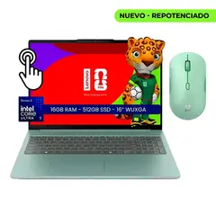 LENOVO - PORTATIL INTEL CORE UTRA 5 16GB RAM 512GB SSD TACTIL W11 + MOUSE EDICION WORLD CUP