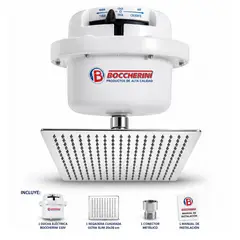 BOCCHERINI - Ducha Eléctrica Dirigible + Regadera De Lujo 20cm