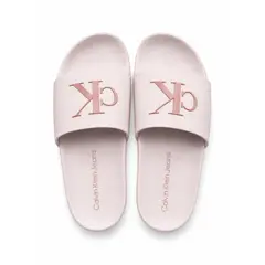 CALVIN KLEIN - Sandalias rosa con monograma