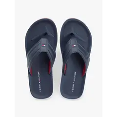 TOMMY HILFIGER - Sandalias azul con tiras acolchadas y logo