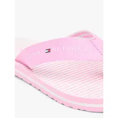 TOMMY HILFIGER - Sandalias rosa de tiras trenzadas con rayas Ithaca