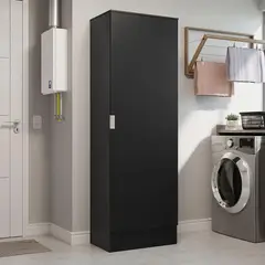 MADESA - Armario Multiuso 1 Puerta 60 cm Negro