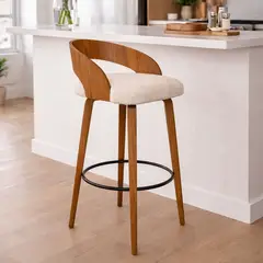 DKO DESIGN - Silla Bar Odet 95x44x42cm Beige
