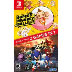 NINTENDO SWITCH - Videojuego Sonic Forces + Super Monkey Ball Banana Blitz HD Double Pack - Físico