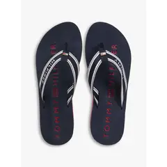TOMMY HILFIGER - Sandalias multicolor con tiras de tejido trenzado