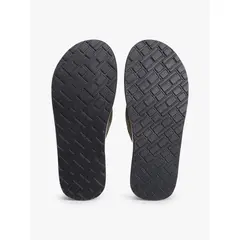 TOMMY HILFIGER - Sandalias verde con parche con escudo