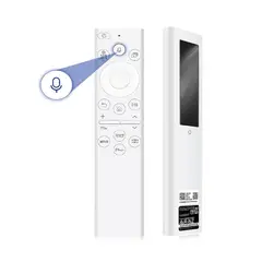 GENERICO - Control Remoto Samsung Smart TV Blanco con Comando de Voz
