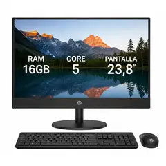 HP - TODO EN UNO AIO 24-CR0353LA INTEL CORE I5 1334U 16GB DDR4 512GB SSD PANTALLA 23,8 FHD NEGRO
