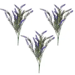 GENERICO - 3 Bouquet De Lavanda Artificiales Decoración Hogar