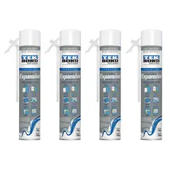 GENERICO - Espuma Expansiva de Poliuretano Tekbond 750ml x4und