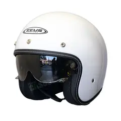 ZEUS - CASCO MOTO 389 CERTIFICADO ECE2206 TIPO CAFE RACER ABIERTO