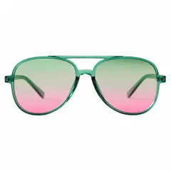 INFANTILES CAJUROMIX - Gafas Modernas Para Eventos, Fiestas Y Mas Verde