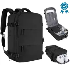 ONE PIXEL - Mochila Morral Para Viaje de Cabina Para Hombre Mujer Porta Laptop