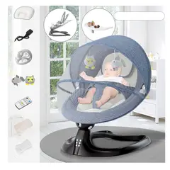 JON DI GROUP SAS - Silla Eléctrica Bebe JonDi Dreamnest Con Movimiento Lateral Bluetooth Y Comedor