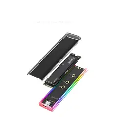 GENERICO - Caja Externa Case Ssd Disco Solido Usb 3.0 M2 Nvme Ngff Rgb