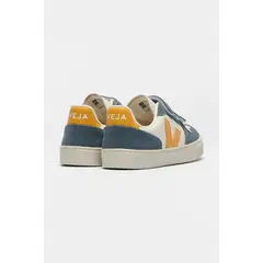 VEJA - Tenis Kids V-10 Leather Pure Ouro California Multicolor Unisex