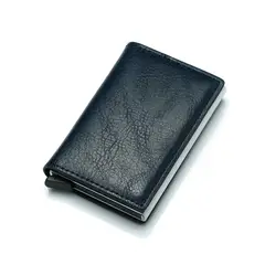 UBMD - Billetera Ecocuero Aluminio Hombre Bloqueo RFID 6059C Azul Zafiro