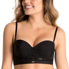 LAURA - BRASIER STRAPLESS CON POWERNET EN ESPALDA
