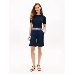 TOMMY HILFIGER - Bermudas multicolor twill chino de 9 pulgadas