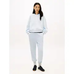 TOMMY HILFIGER - Saco azul con logo corp moderno