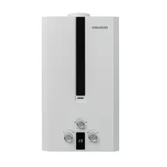 Challenger - Calentador de Agua GLP 12Lt Tiro Natural 7113 Blanco