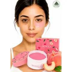 BIOAQUA - Parches Ojos Mascarilla Miel de Durazno Vitamina C