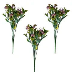 GENERICO - 3 Picks De Mini Brote Artificiales Decorativas Para Hogar
