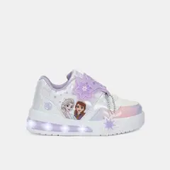 DISNEY - Tenis Con Luces Para Niña Multicolor Elite
