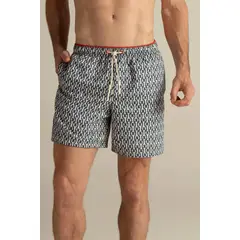 ILOT - Pantaloneta bahía corta, con estampado de langostas en marfil Ref. CH44062
