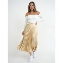 MOLGOA - Falda para Mujer Plisada - The Gatsby