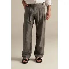 ILOT - Pantalón Privé en lino gris, relaxed fit Ref. PH70G62
