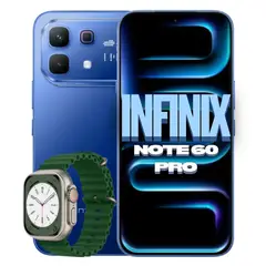 INFINIX - Celular Note 60Pro 8GB RAM 256 GB 5G Azul + Obsequio Smartwatch