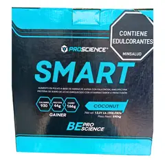 PROSCIENCE - Smart Gainer Coconut (13 lbs) - Ganador de Masa Muscular + Omega 3 + Vitaminas
