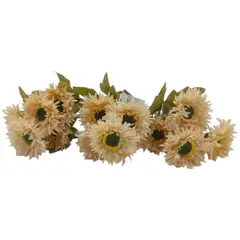 GENERICO - 3 Ramos De Gerberas Artificiales Decorativas