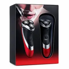 GENERICO - Afeitadora Eléctrica Recargable 3 Cabezales Hombre Inalámbrica Uso Seco y Húmedo Premium