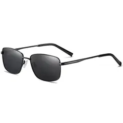 UBMD - Gafas Lentes Sol Polarizadas Hombre UV400 3351 Negro Gris
