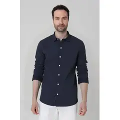 JON SONEN - CAMISA MANGA LARGA LINO