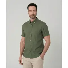 JON SONEN - Camisa Mc con bolsillo