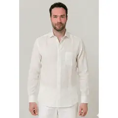 JON SONEN - Camisa sonen jeans ml Lino