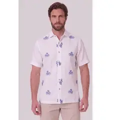 JON SONEN - Guayabera mc bordada seashells 010125070