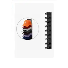 GENERICO - Organizador De Gorras De Pared 10 Espacios Soporte Pvc