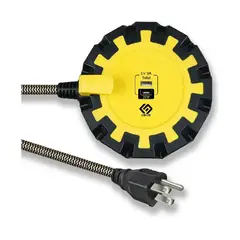 OEM - Regleta De Alimentación De Enchufe Plano Con Puertos Usb