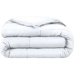 GENERICO - Colcha Comforter Doble Blanco Doble Faz
