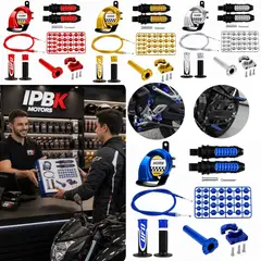 GENERICO - Kit 8 productos combo lujo moto accesorios unicolor