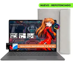 ASUS - PORTATIL ZENBOOK SNAPDRAGON X X1-26-100 16GB RAM 1TB SSD 14 OLED WUXGA +FUNDA