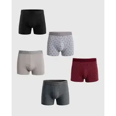PATPRIMO - Boxer X5 Hombre Filete Medio Multicolor #44000537