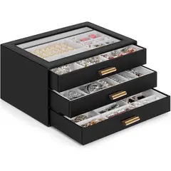 OTRAS MARCAS - Joyero Organizador estuche para guardar Joyas