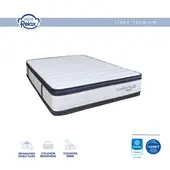 COLCHONES RELAX - Colchón Queen Confort Plus 160x190x26cm Espumado Pillow Top Extra Firme