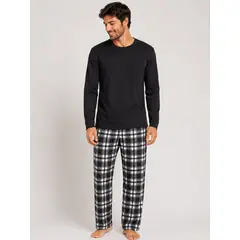 EMPIJAMADAS - Pijama Hombre Pantalón Largo Y Manga Larga
