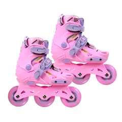 CANARIAM - Patines Recreativos Para Niñas Gummy Rosado - Lila Talla 28-31